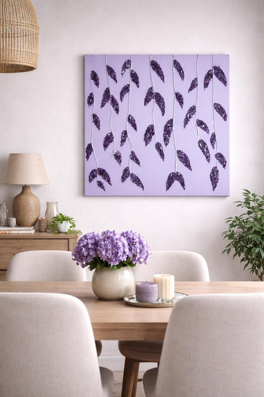 Amethyst Falling Leaves