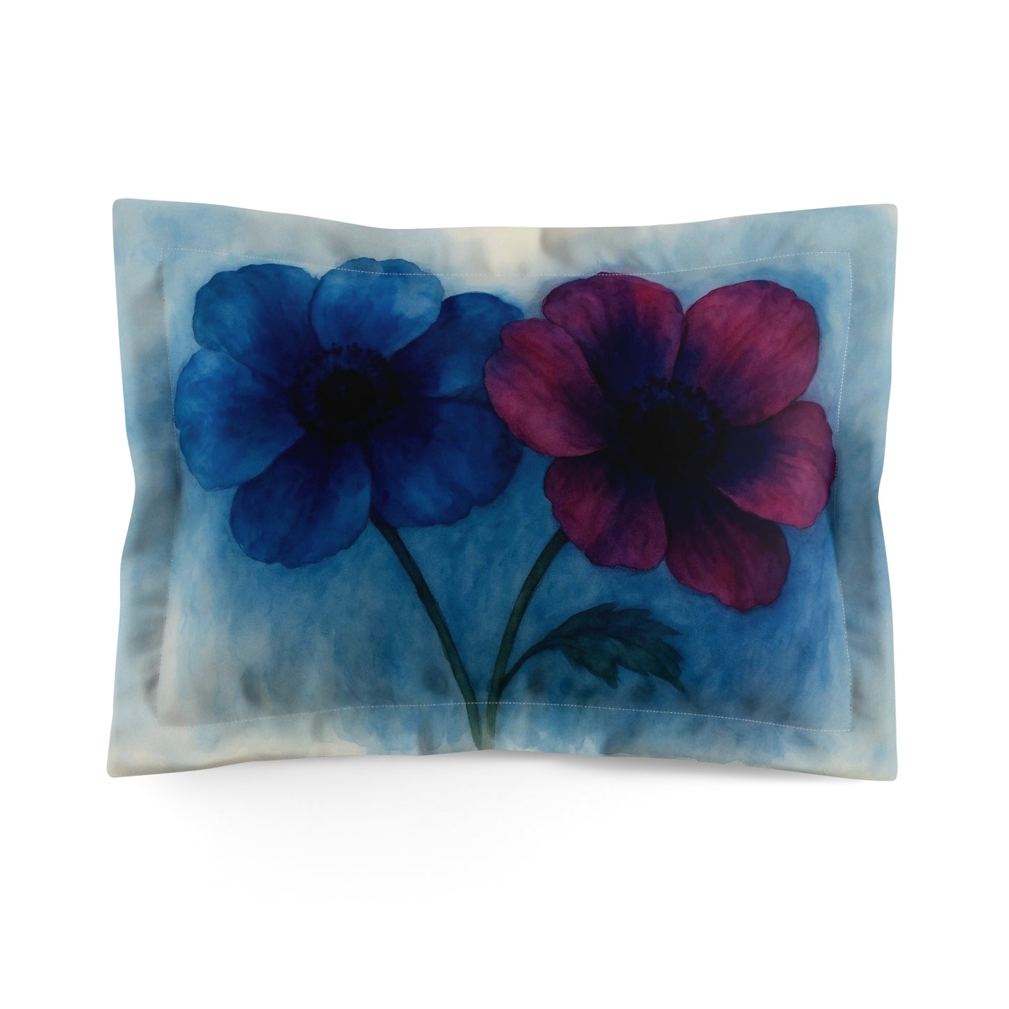 Aquarell Blumen Dekokissen