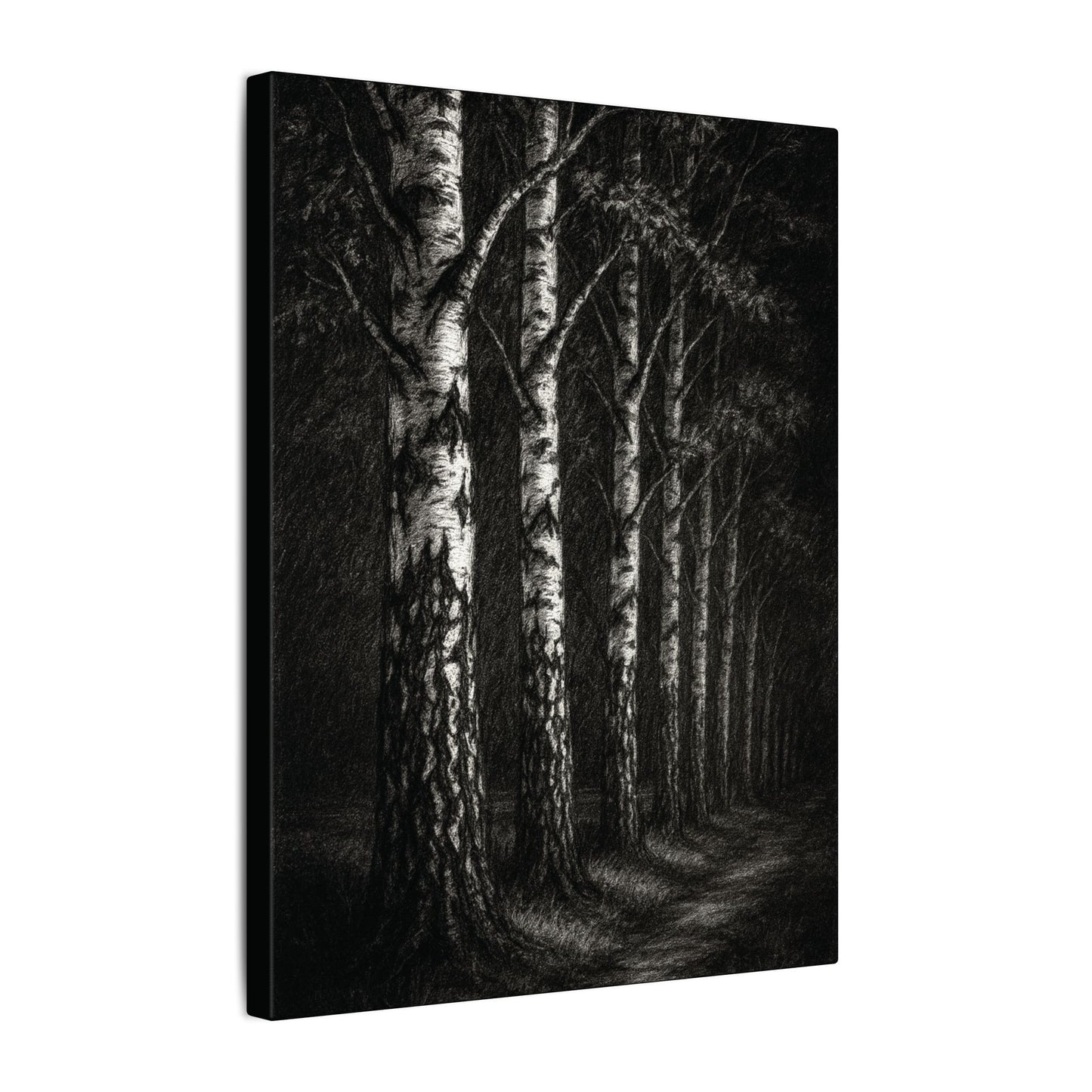 Birkenwald Leinwandbild