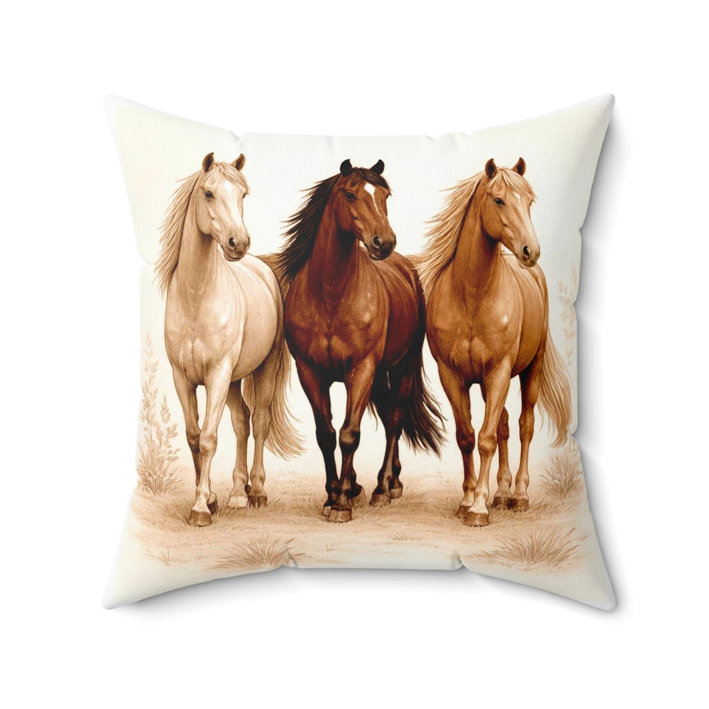 Elegantes Pferde-Trio Design