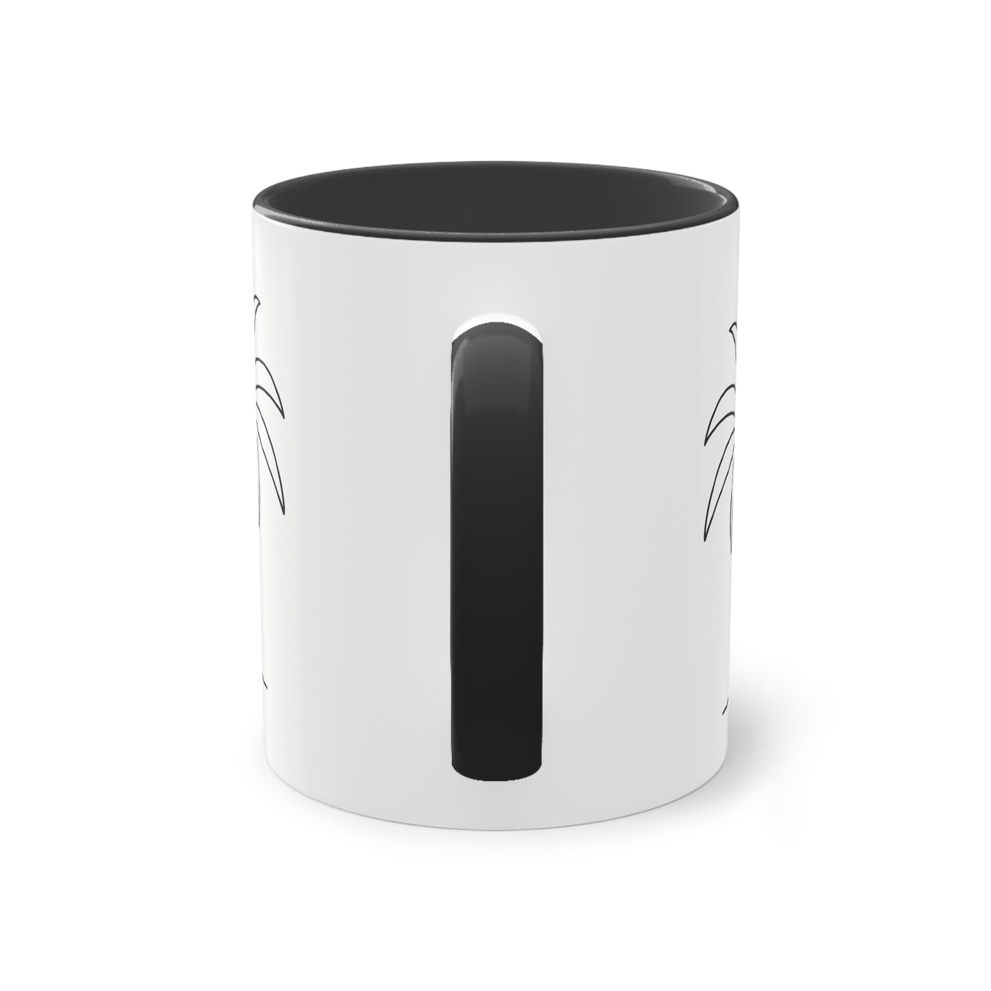 Minimalistische Palmen Kaffee-Tasse