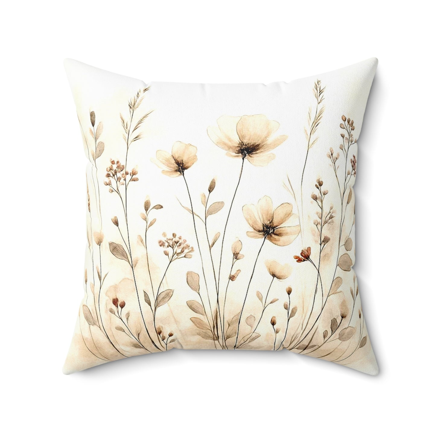 Zartes botanisches Designkissen