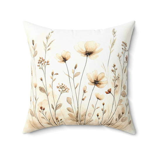 Zartes botanisches Designkissen