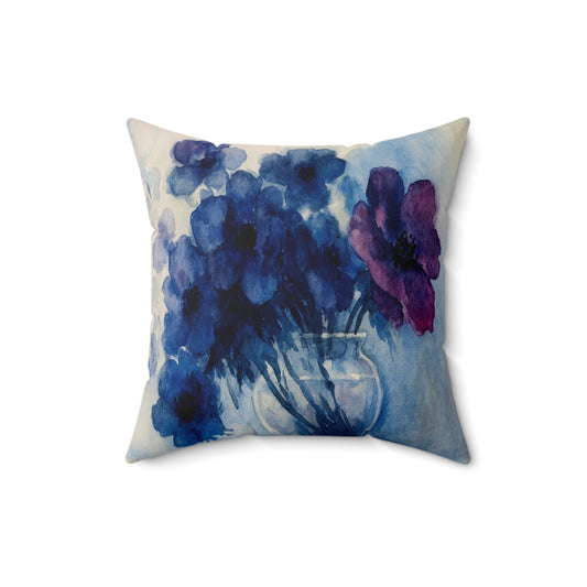 Aquarell Blumen Dekokissen