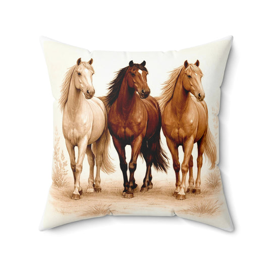 Elegantes Pferde-Trio Design