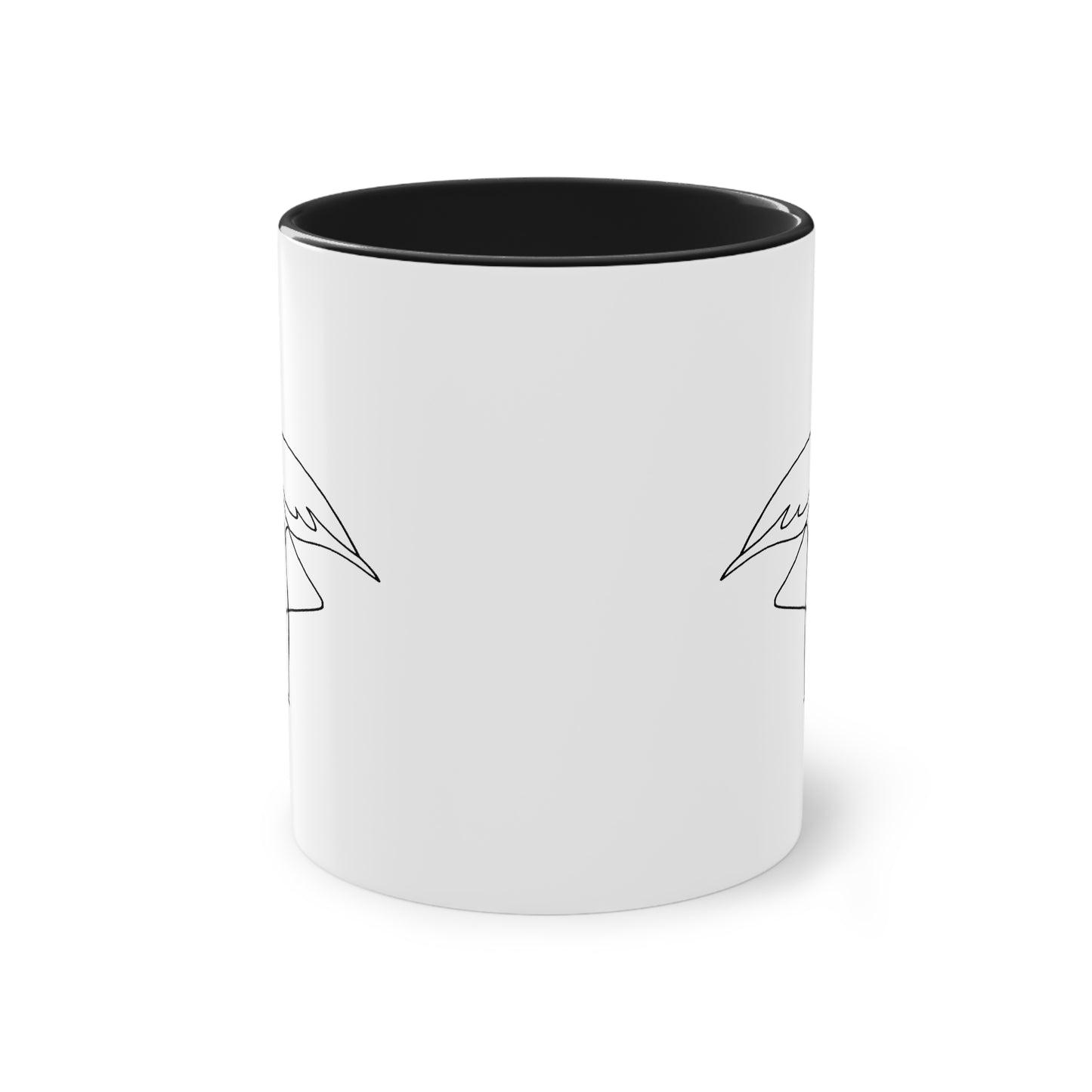 Minimalistische Flamingo Kaffee-Tasse