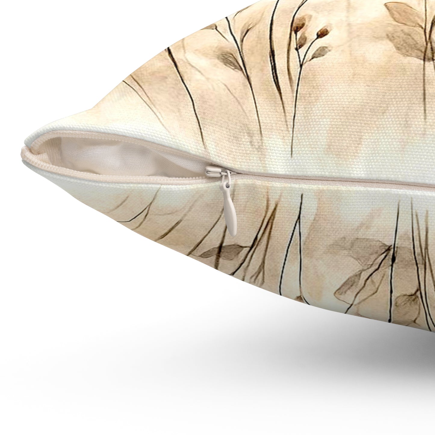 Zartes botanisches Designkissen