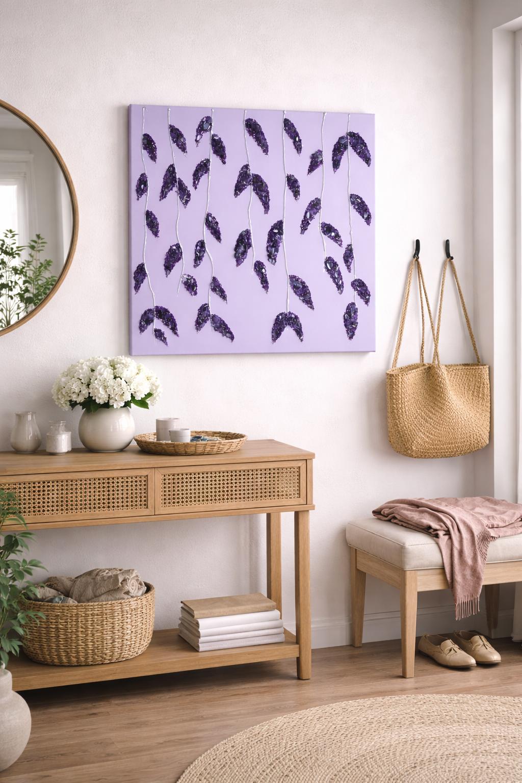 Amethyst Falling Leaves