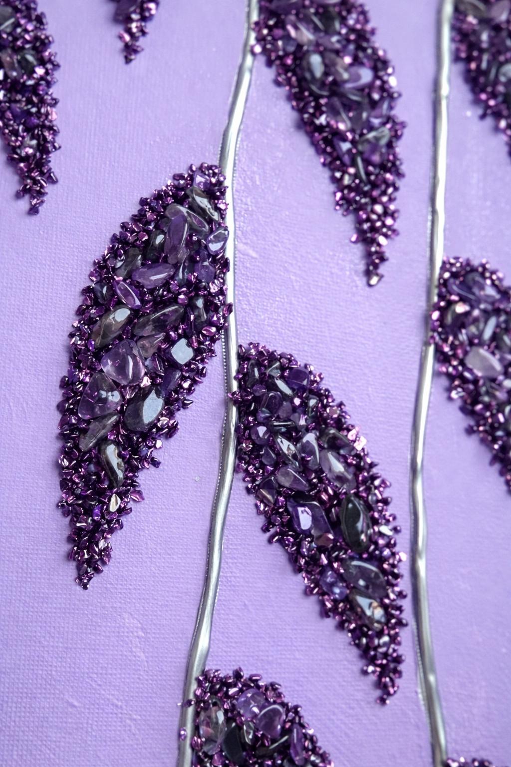 Amethyst Falling Leaves